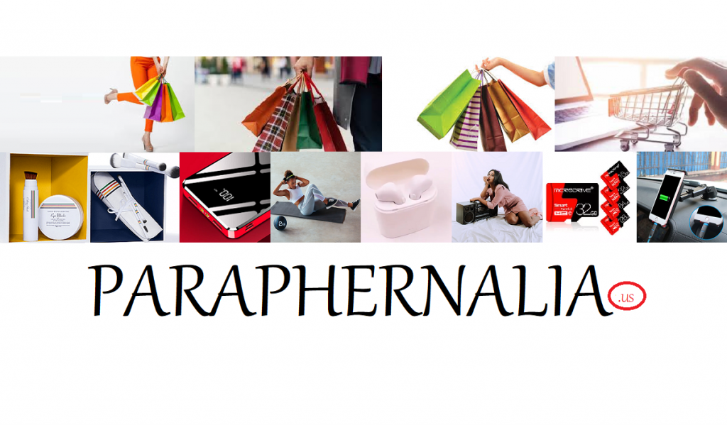Shoppers and paraphernalia